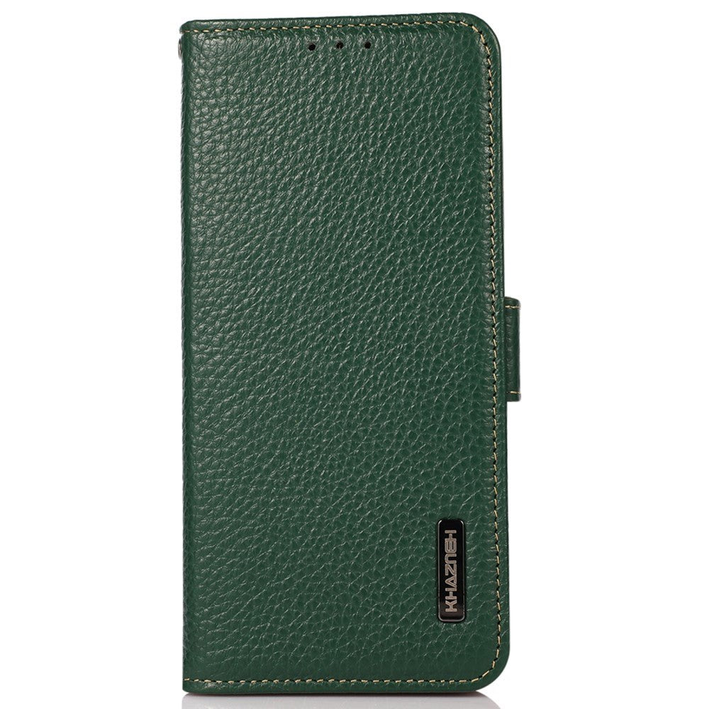 OnePlus 10 Pro KHAZNEH Leather Flip Case - Green