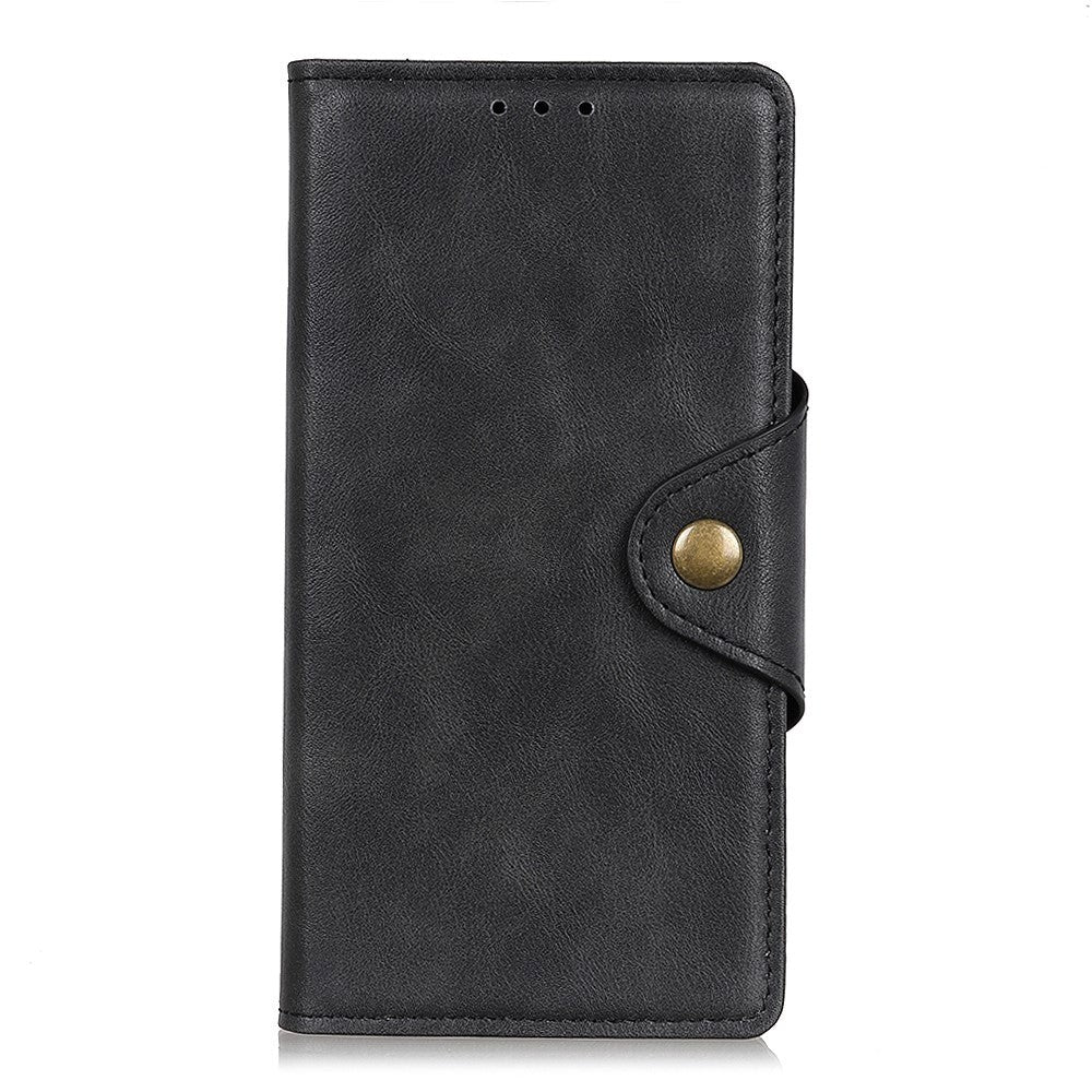 OnePlus 10 Pro Vintage Leather Wallet Case - Black