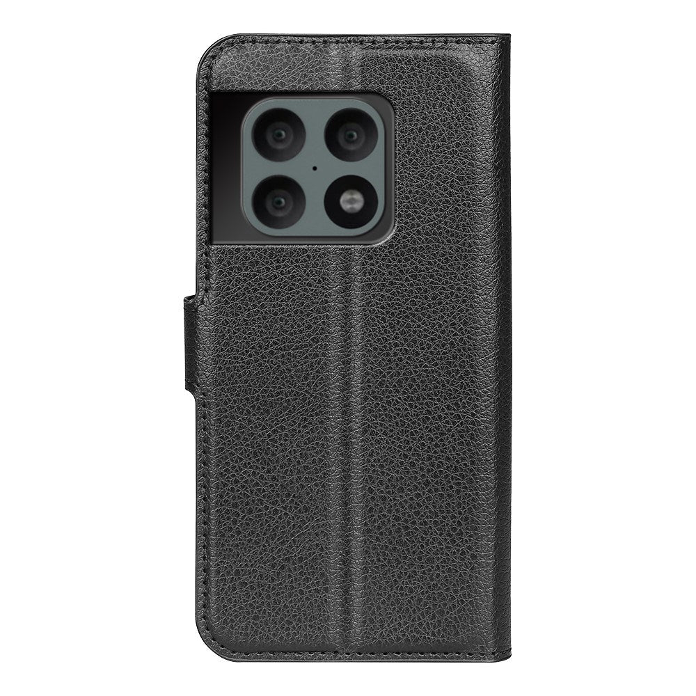 EIDERWOOD OnePlus 10 Pro Faux Leather Flip Case with Cardholder & Stand Function - Black
