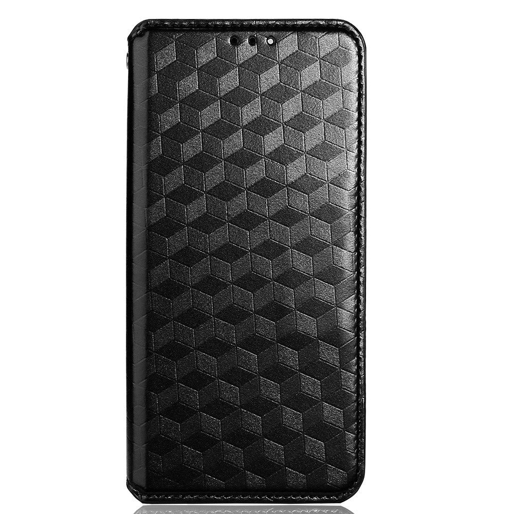 OnePlus 10 Pro Leather Wallet Case - Rhombus - Black