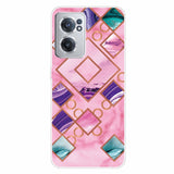 OnePlus Nord CE 2 5G Flexible Plastic Case - Marble - Pink