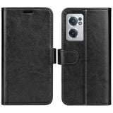 EIDERWOOD OnePlus Nord CE 2 (5G) Faux Leather Flip Case with Cardholder & Stand Function - Black