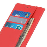 OnePlus Nord CE 2 Lite (5G) PU Litchi Leather Flip Case with Wallet & Stand Function - Red