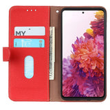 OnePlus Nord CE 2 Lite (5G) KHAZNEH Genuine Leather Flip Case - Red