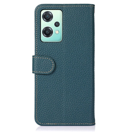 OnePlus Nord CE 2 Lite (5G) KHAZNEH Genuine Leather Flip Case - Green