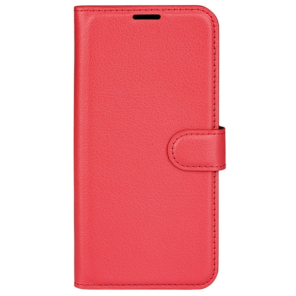 EIDERWOOD OnePlus Nord 2T (5G) Faux Leather Flip Case with Cardholder & Stand Function - Red