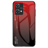 OnePlus Nord CE 2 Lite (5G) Case with Glass Back - Hello - Red / Black