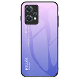 OnePlus Nord CE 2 Lite (5G) Case with Glass Back - Hello - Purple