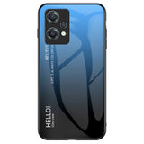 OnePlus Nord CE 2 Lite (5G) Case with Glass Back - Hello - Blue / Black