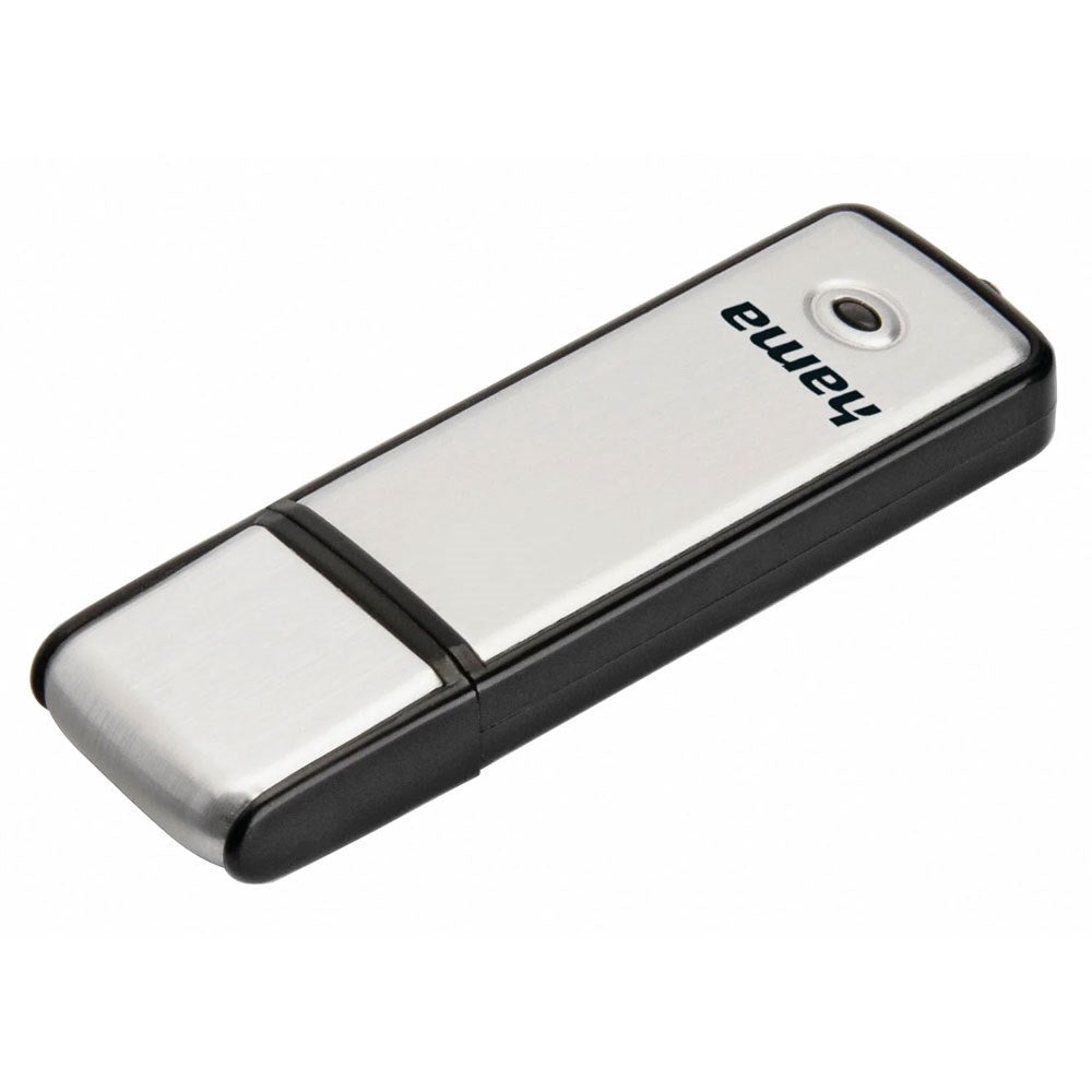 HAMA 32GB USB 2.0 Flash Drive - 10MB/s - Silver / Black