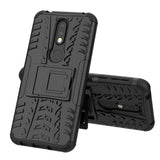 Nokia 7.1 Cool Tyre Tough Case w. Stand Black