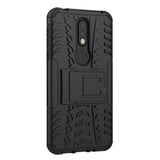 Nokia 7.1 Cool Tyre Tough Case w. Stand Black