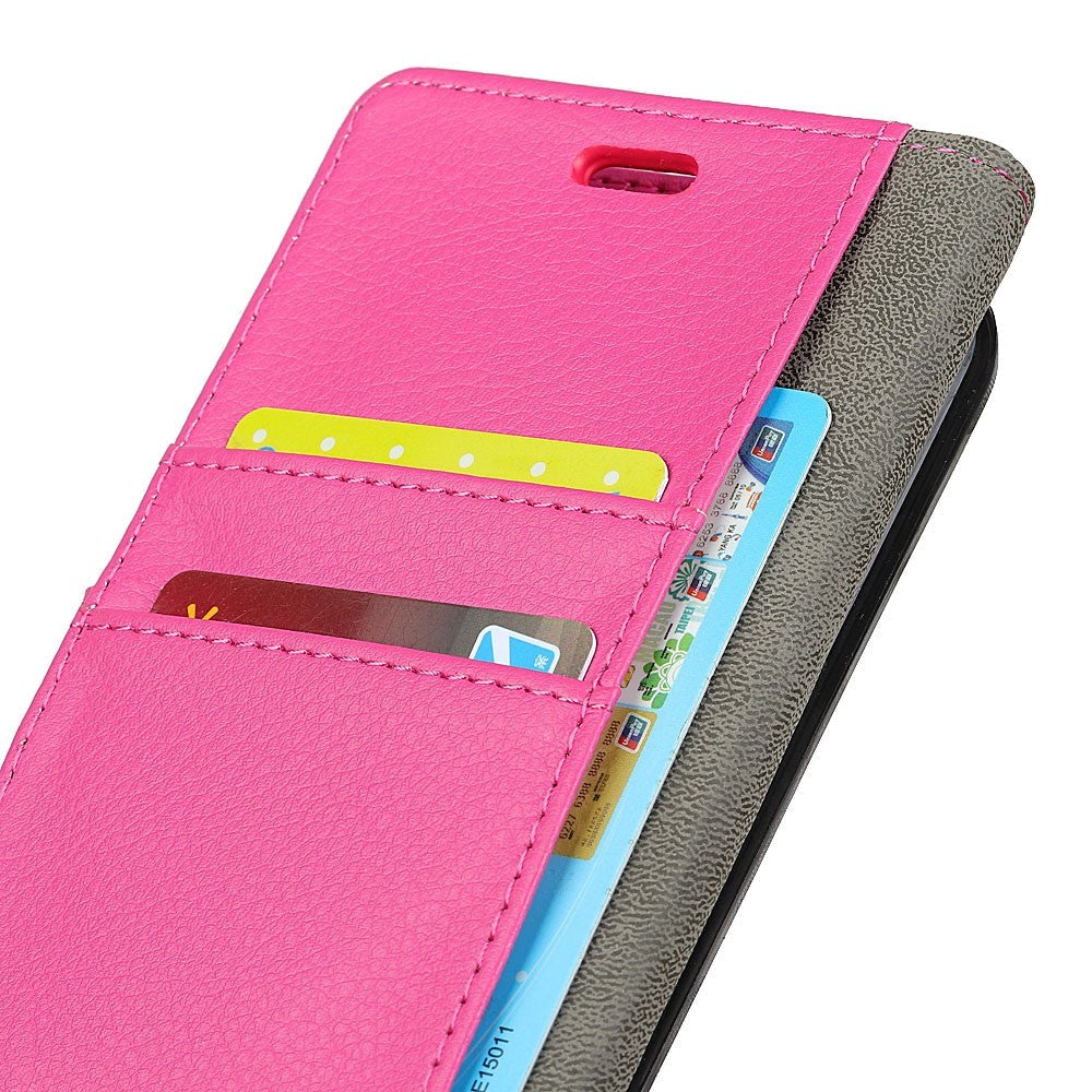 Nokia 9 Pureview Classic Leather Wallet Case Pink