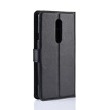 OnePlus 7 Pro Litchi Texture Leather Wallet Case Black