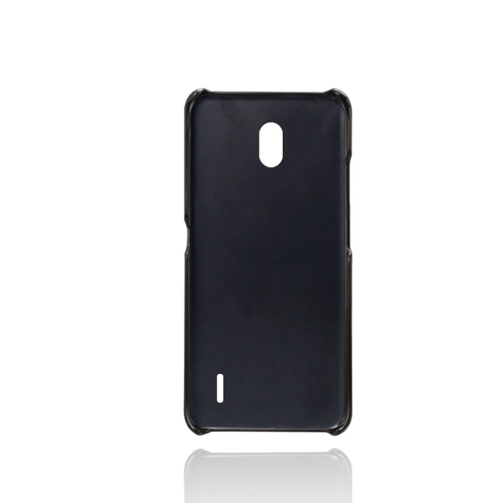 Nokia 2.2 Leather Case w. Card Pockets Black