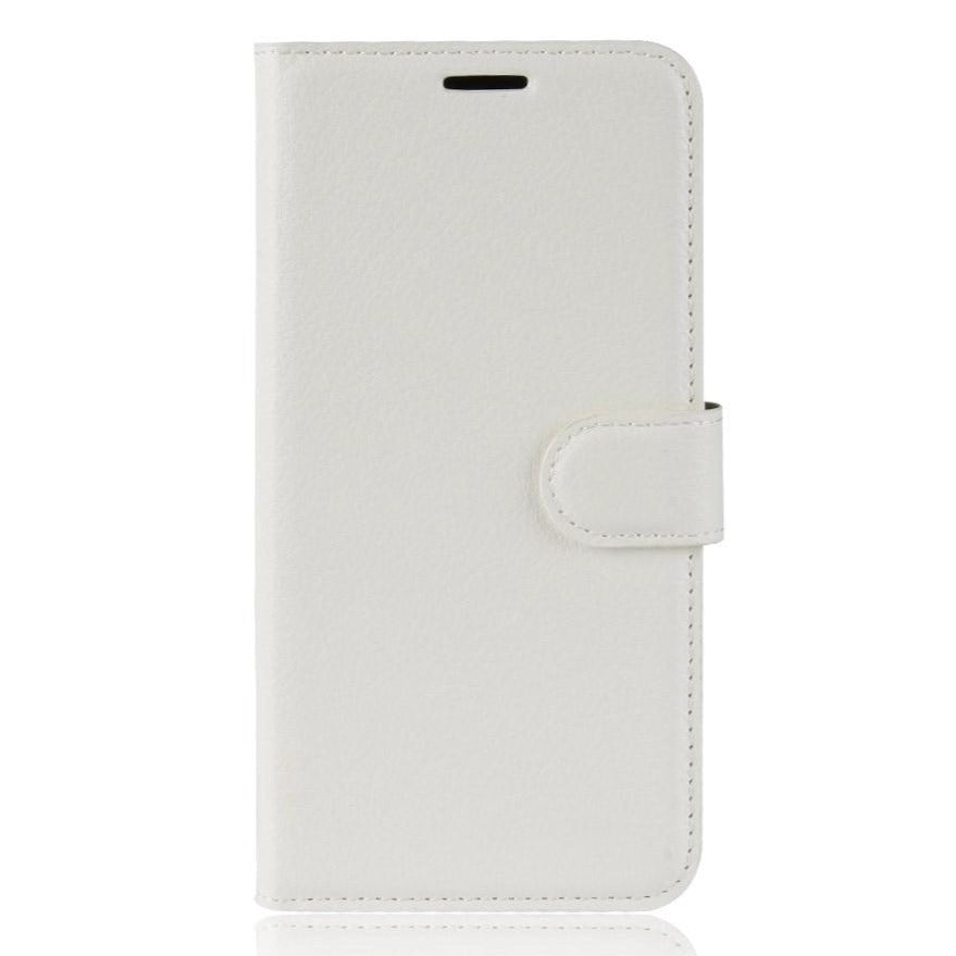 Nokia 2.3 Litchi Leather Wallet Case - White