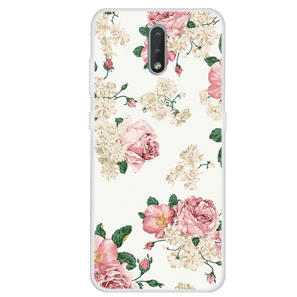 Nokia 2.3 Flexible Plastic Case - Flowers