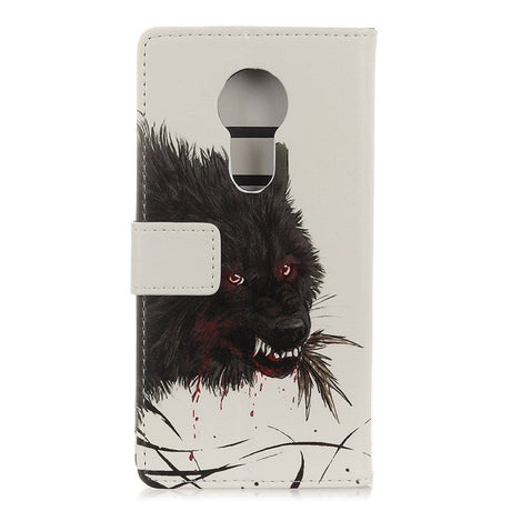 Nokia 5.3 Leather Wallet Case - Bloody Wolf