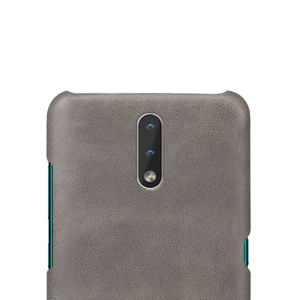 Nokia 2.3 Leather Case Plastic - Grey