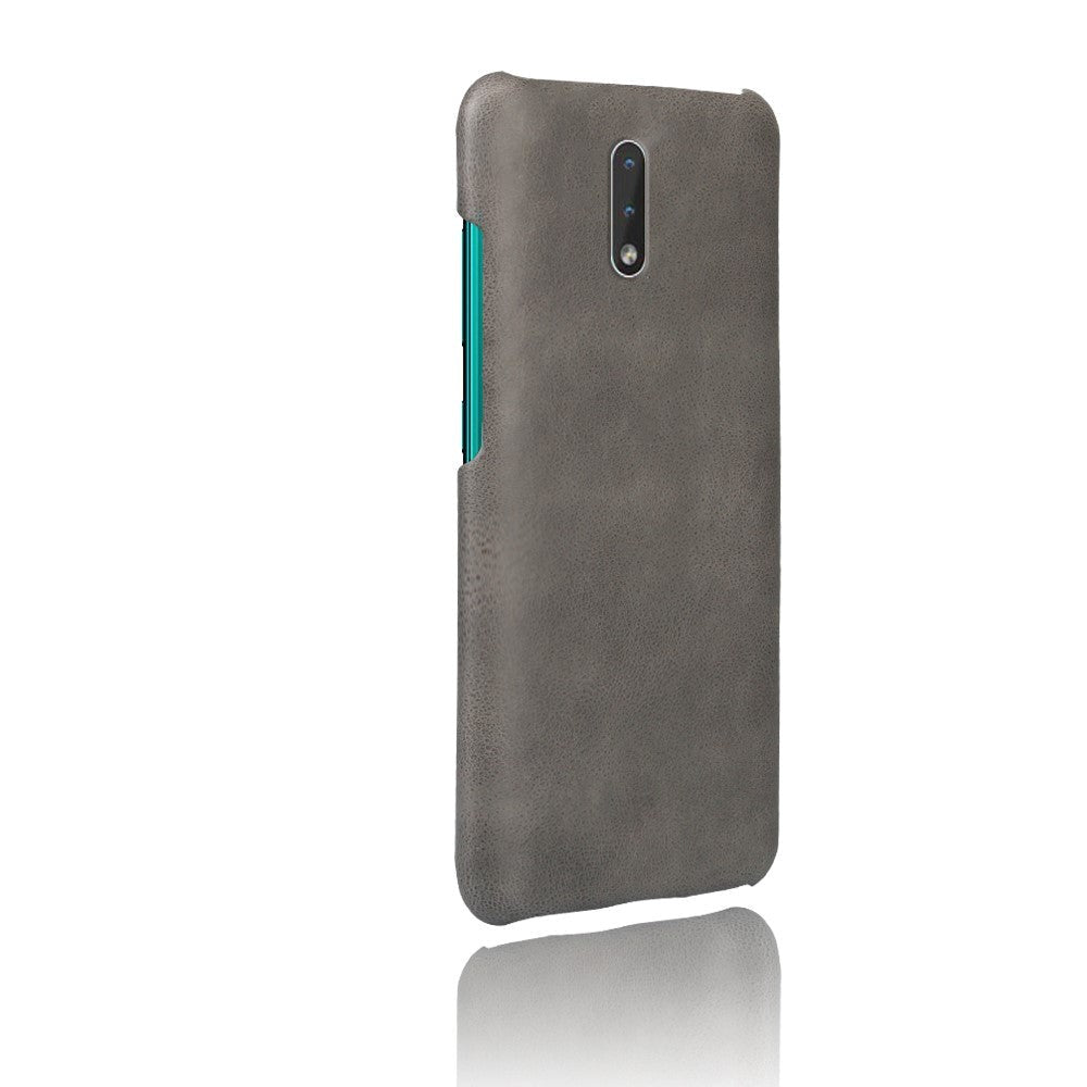 Nokia 2.3 Leather Case Plastic - Grey