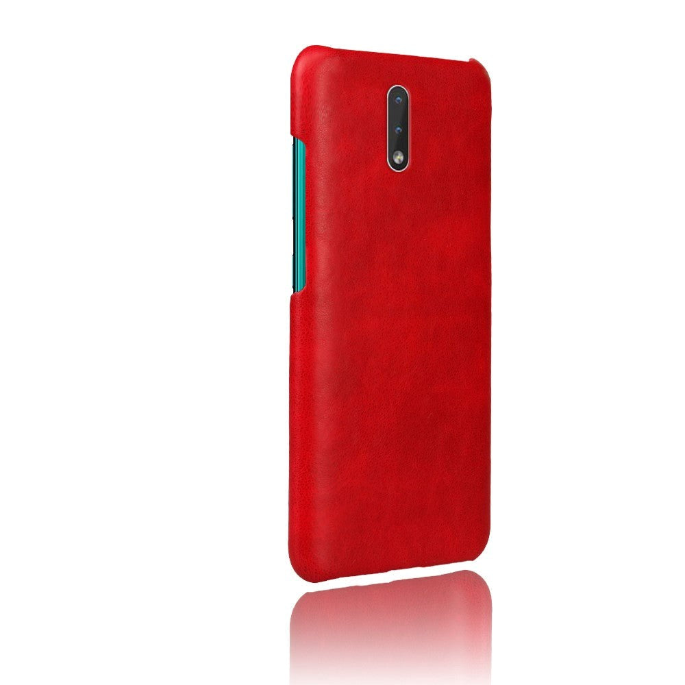 Nokia 2.3 Leather Case Plastic - Red