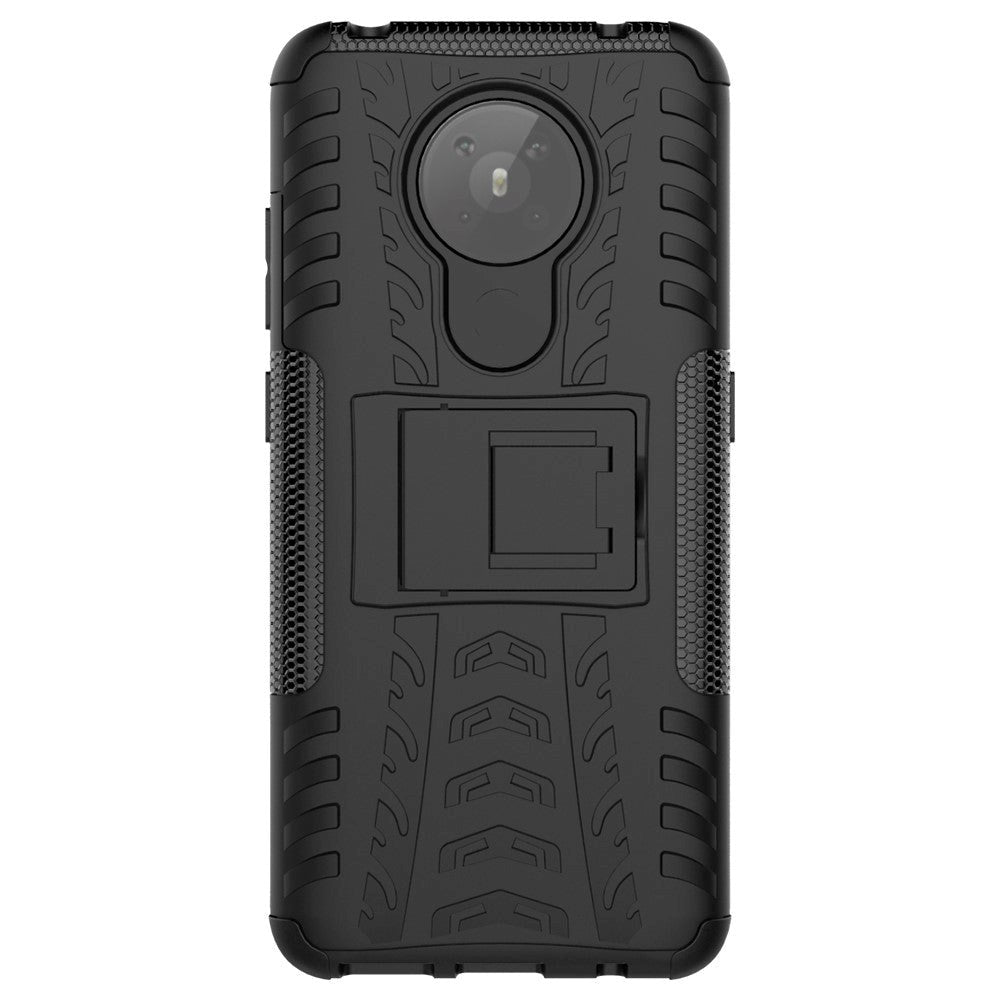 Nokia 5.3 Cool Tyre Tough Case w. Stand - Black