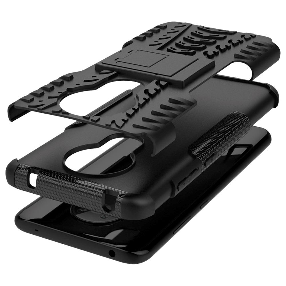 Nokia 5.3 Cool Tyre Tough Case w. Stand - Black