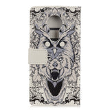 Nokia 3.4 Leather Wallet Case - Abstract Wolf