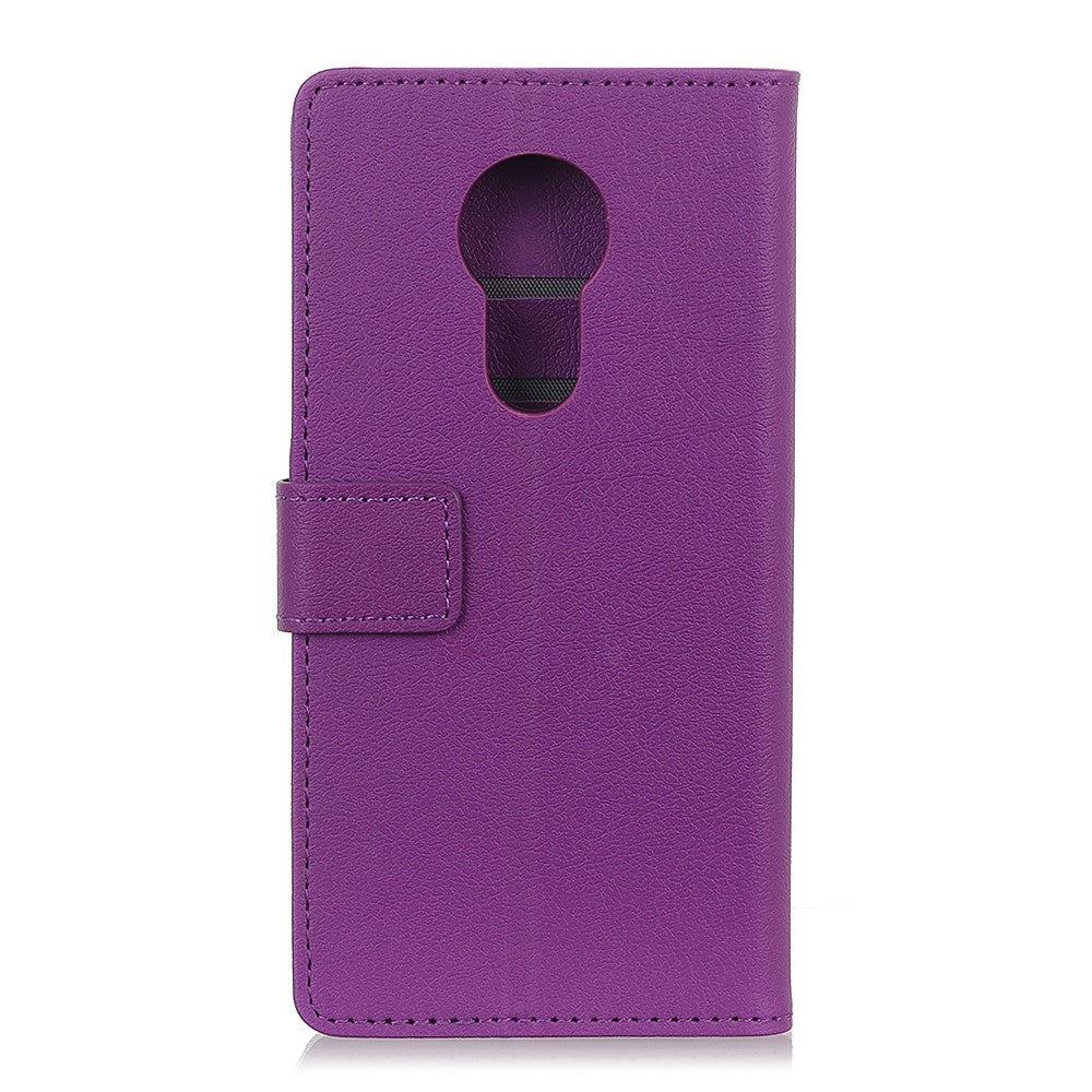 Nokia 3.4 Leather Wallet Case - Purple