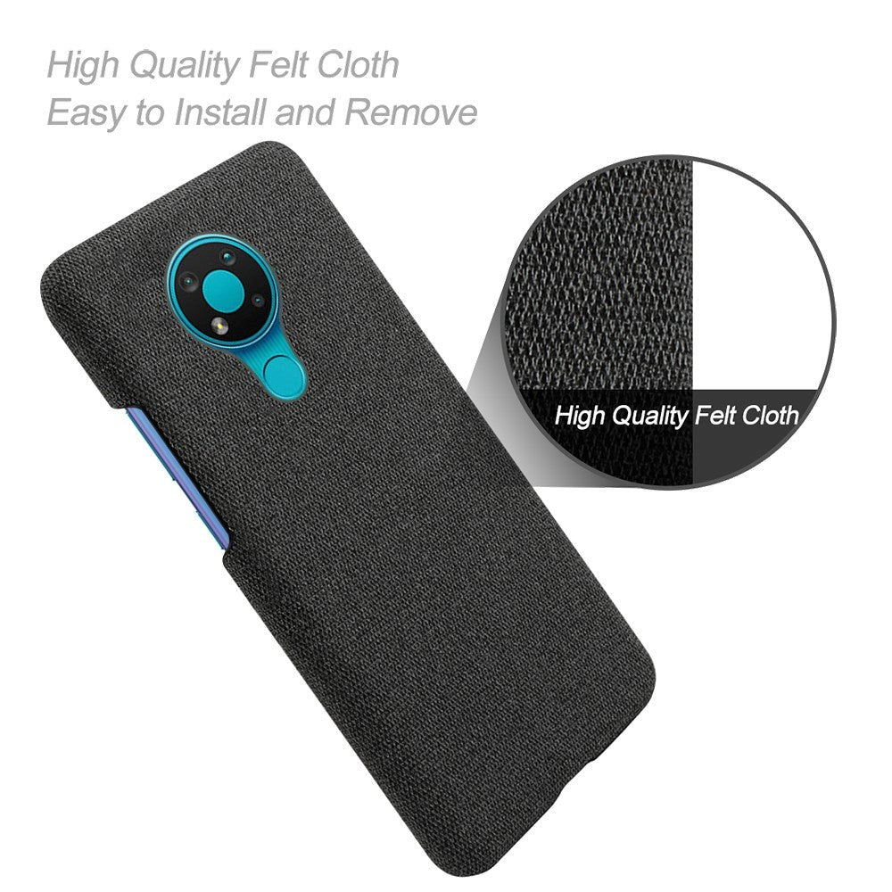 Nokia 3.4 Fabric Case - Black