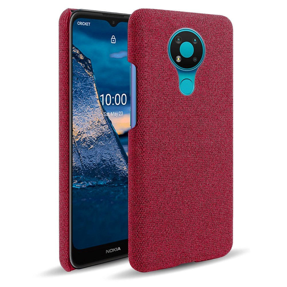 Nokia 3.4 Fabric Case - Red