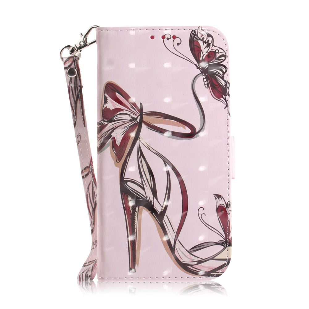 Nokia 2.4 Light Spot Leather Flip Case - High Heel Sandal