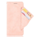 Nokia 1.4 Leather Case w. Stand / Card Holder & Extra Card Pocket - Pink