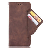 Nokia 1.4 Leather Case w. Stand / Card Holder & Extra Card Pocket - Brown