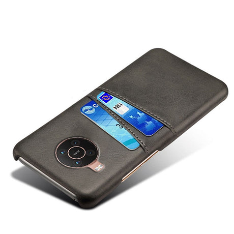 Nokia 1.4 Imitation Leather Case w. Card Holder - Black