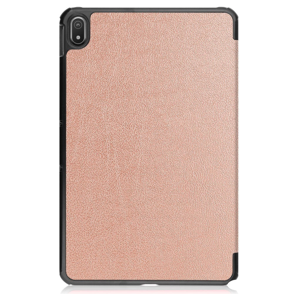 Nokia T20 Tri-fold Flip Case w. Sleep / Wake-up Function - Rose Gold