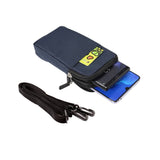 Universal Beltpack For Smartphones w. Carabiner & Strap - Dark Blue - (Max . Phone: 170 x 95 x 15 mm)