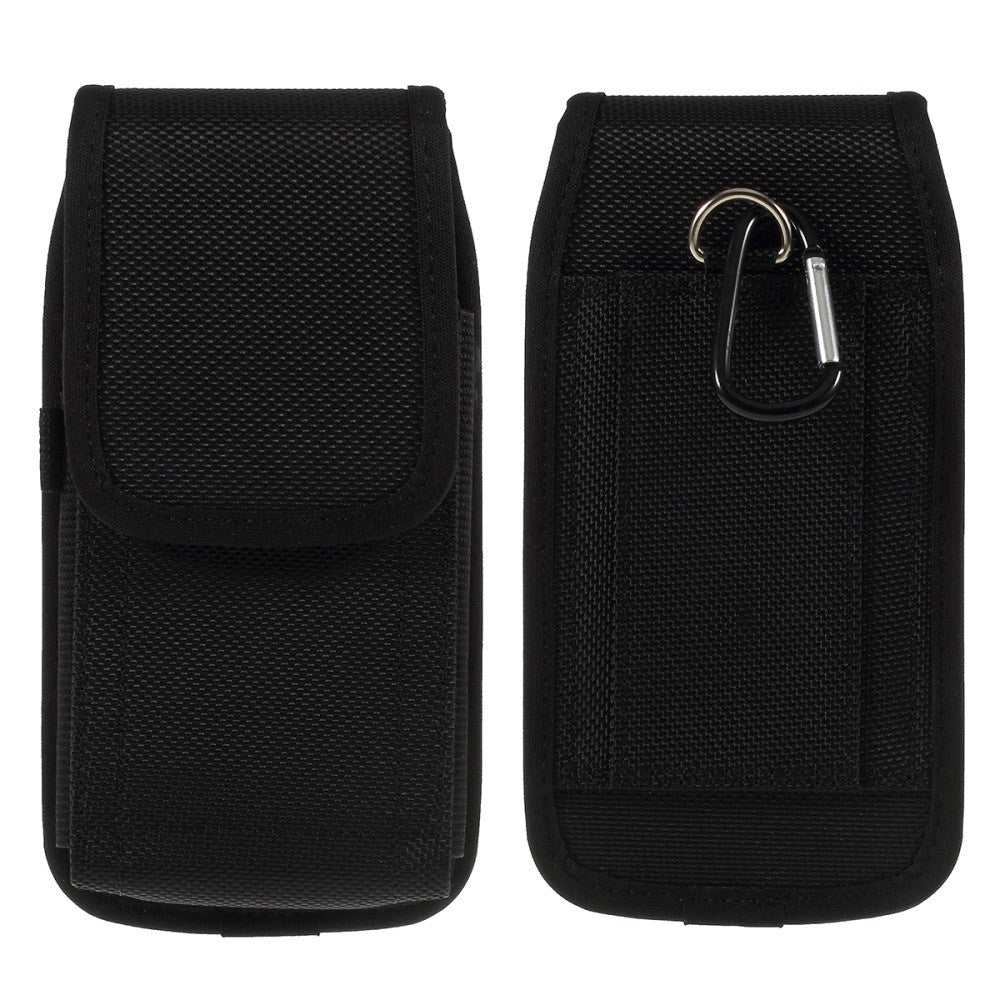 Universal Oxford Cloth Belt Case For Phone - XXL - Black - (Max. Phone: 160 x 80 x 25 mm)