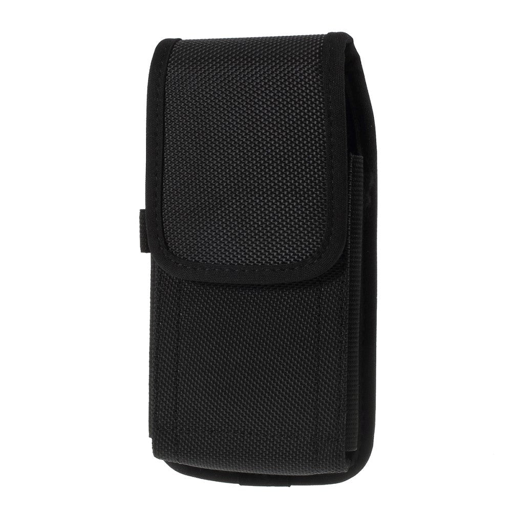 Universal Oxford Cloth Belt Case For Phone - XXL - Black - (Max. Phone: 160 x 80 x 25 mm)