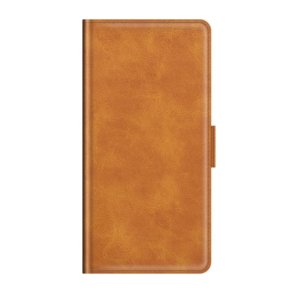 TCL 20 SE Classic Leather Wallet Case - Brown