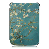 EIDERWOOD PocketBook Basic Lux 4 PU Leather Flip Case w. Sleep/ Wake-up Function - Flower Branches