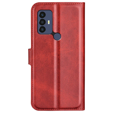 TCL 305 / 306 / 30 SE / 30E Wallet Case & Stand - Red