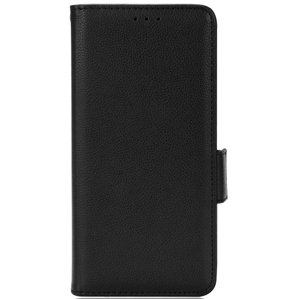 TCL 30 (4G) Ultra Litchi Leather Wallet Case - Black