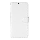 TCL 30 (4G/5G) / 30+ Leather Flip Case with Diamond Texture - White