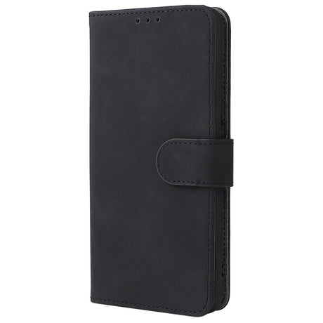 TCL 20R 5G Soft Leather Wallet Case - Black