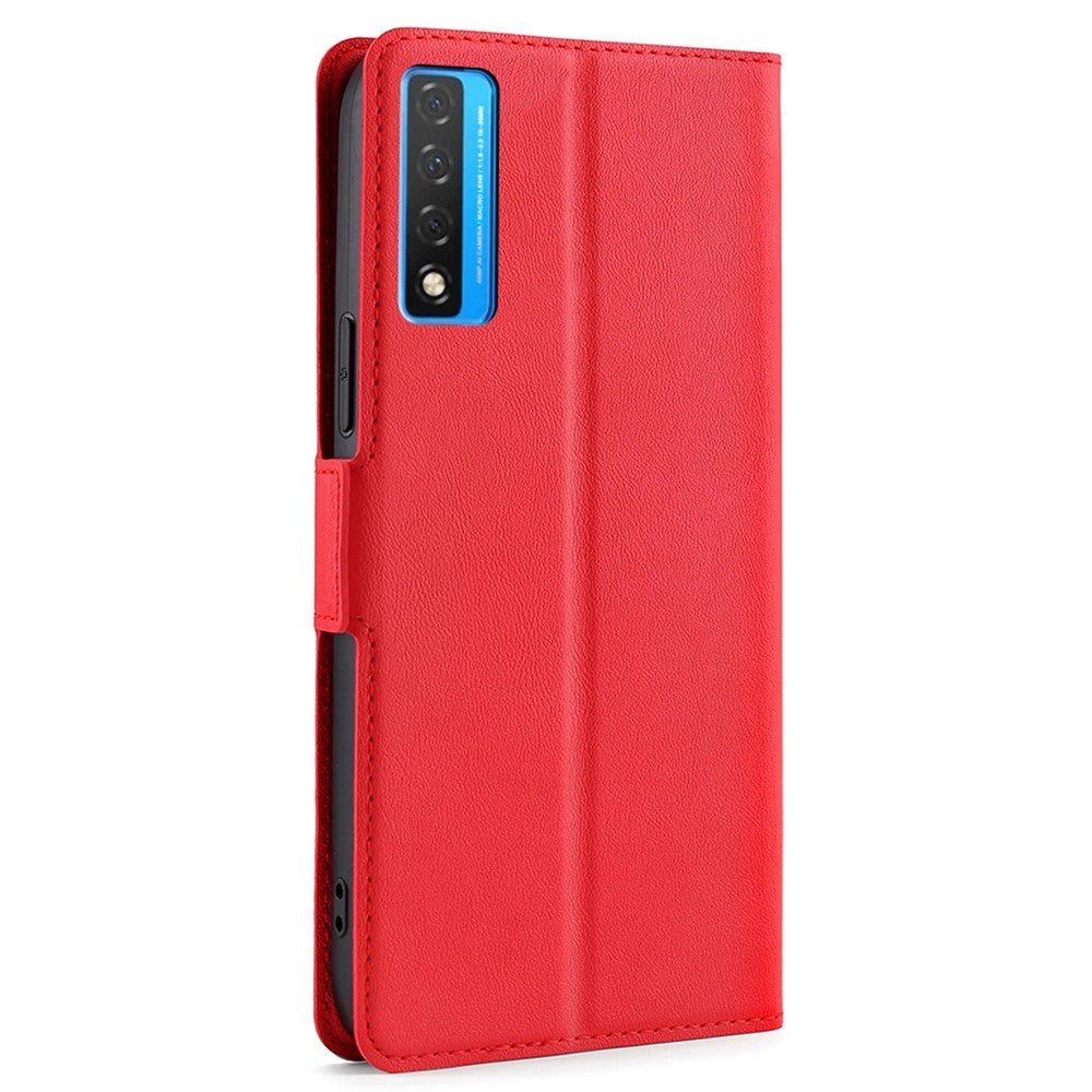 TCL 20L Slim Flip Case w. Card Holder - Red