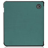 Kobo Libra 2 Origami Artificial Leather Flip Case w. Stand Function - Green