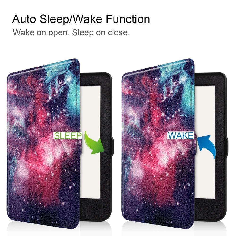 Kobo Nia PU Leather Flip Case w. Sleep/ Wake-up Function - Galaxy