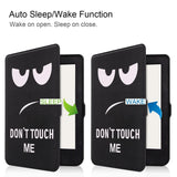 Kobo Nia PU Leather Flip Case w. Sleep/ Wake-up Function - "Don't Touch Me"