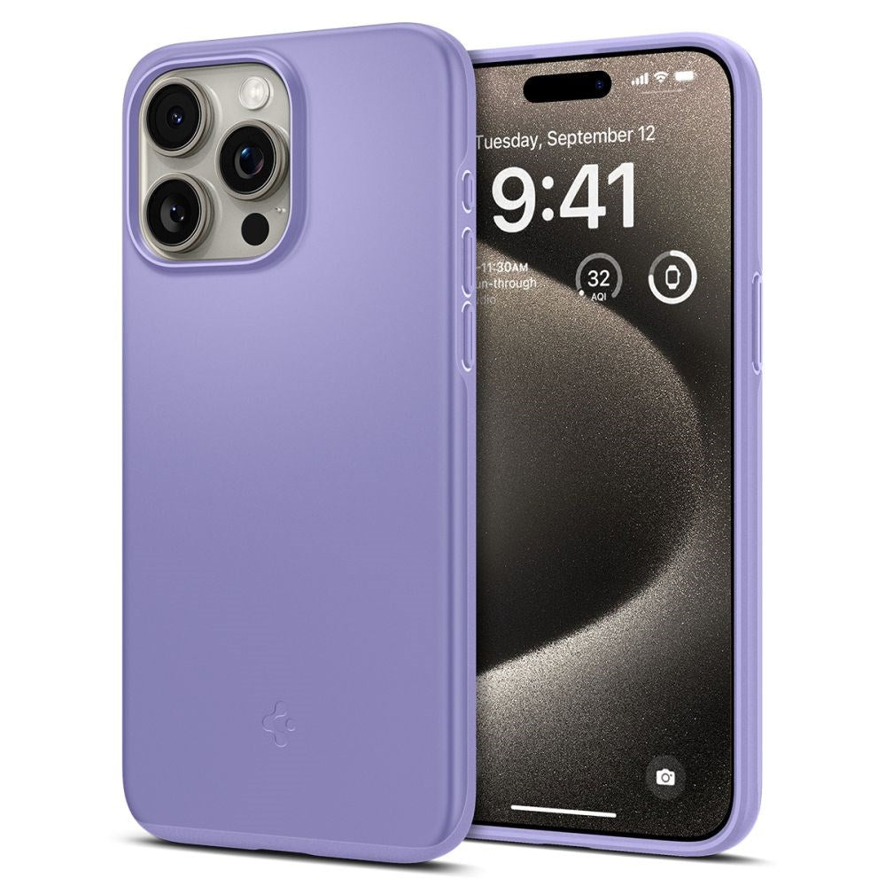 iPhone 15 Pro Max Spigen Thin Fit Case - Iris Purple